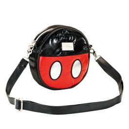 Bolso Redondo Padding Air Disney Mickey Mouse Negro