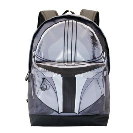 Mochila HS FAN Helmet Star Wars The Mandalorian Gris