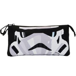 Estuche Portatodo Triple ECO Trooper Star Wars Negro