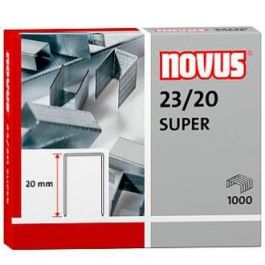 Novus Grapas super 23/20 para grapadoras de gruesos -caja de 1000- Precio: 4.94999989. SKU: B1APTRYWWX