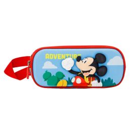 Estuche Portatodo 3D Doble Adventure Disney Mickey Mouse Multicolor