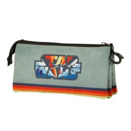 Estuche Portatodo Triple FAN Vintage Star Wars Gris Precio: 10.95000027. SKU: B143SCG3RA