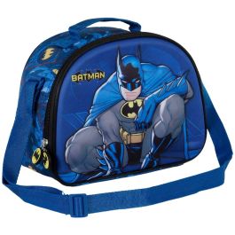 Bolsa Portamerienda 3D Night DC Comics Batman Azul
