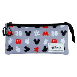 Portatodo Triple FAN 2.0 Grey Disney Mickey Mouse Gris