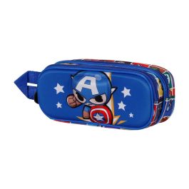 Estuche Portatodo 3D Doble Punch Marvel Capitán América Azul Precio: 10.95000027. SKU: B1CZP2BGE4
