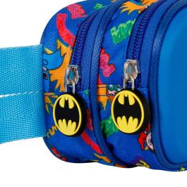 Estuche Portatodo 3D Doble Zap DC Comics Batman Multicolor