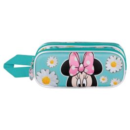 Estuche Portatodo 3D Doble Spring Disney Minnie Mouse Azul