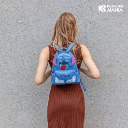 Mochila Heady Tongue Disney Lilo y Stitch Azul