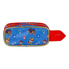 Estuche Portatodo 3D Doble Ready Paw Patrol La Patrulla Canina Multicolor