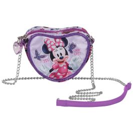 Bolso Corazón Mini Butterflies Disney Minnie Mouse Lila