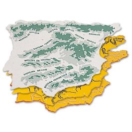 Plantilla Liderpapel Mapa España Plastico 22x18 cm Bolsa De 3 Unidades