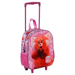 Mochila 3D con Ruedas Pequeña Yaay Disney Red Rosa