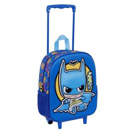 Mochila 3D con Ruedas Pequeña Zap DC Comics Batman Multicolor Mochila 3D con Ruedas Pequeña Zap DC Comics Batman Multicolor