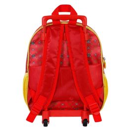 Mochila 3D con Ruedas Pequeña Luffy One Piece Rojo