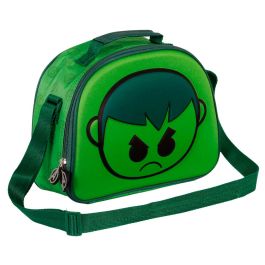 Bolsa Portamerienda 3D Bobblehead Marvel Hulk Verde