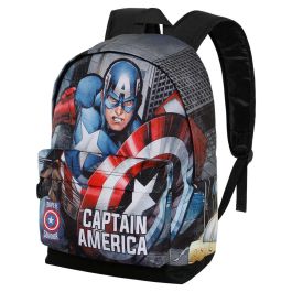 Mochila HS FAN 2.0 Defender Marvel Capitán América Multicolor
