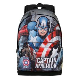 Mochila HS FAN 2.0 Defender Marvel Capitán América Multicolor