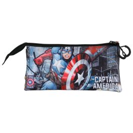 Portatodo Triple FAN 2.0 Defender Marvel Capitán América Multicolor