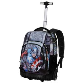 Mochila Trolley GTS FAN Defender Marvel Capitán América Multicolor