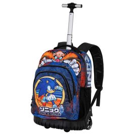 Mochila Trolley GTS FAN Checkpoint Sonic The Hedgehog - SEGA Azul