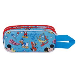 Estuche Portatodo 3D Doble House Disney Mickey Mouse Azul