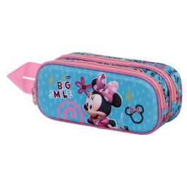 Estuche Portatodo 3D Doble Big Smile Disney Minnie Mouse Azul Precio: 10.69000031. SKU: B1BVL4H4HK