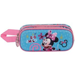 Estuche Portatodo 3D Doble Big Smile Disney Minnie Mouse Azul