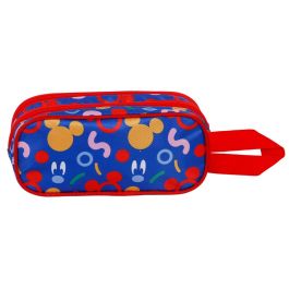 Estuche Portatodo 3D Doble Oh Boy Disney Mickey Mouse Rojo