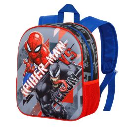 Mochila 3D Pequeña Rage Marvel Spiderman Multicolor
