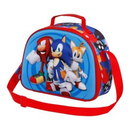 Bolsa Portamerienda 3D Friends Sonic Azul