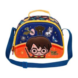 Bolsa Portamerienda 3D Crest Harry Potter Naranja