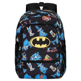 Mochila Fight FAN 2.0 Batman Tunes Looney Negro