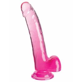 Vibrador Pipedream King Cock Clear Multicolor Rosa