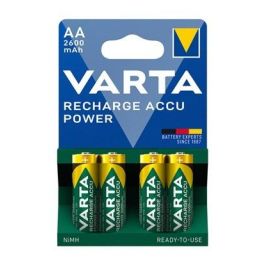 Pilas Recargables Ni/Mh Hr06 Aa 2600Mah Accu Power 4Uds VARTA 5716101404