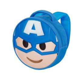 Mochila Emoji Send Marvel Capitán América Azul Precio: 22.49999961. SKU: B14J5V5BBL