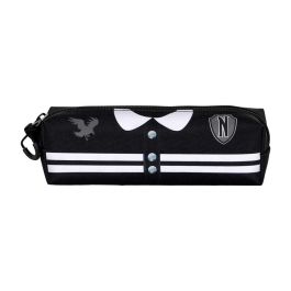 Estuche Portatodo Cuadrado FAN 2.0 Varsity Wednesday Miércoles Negro