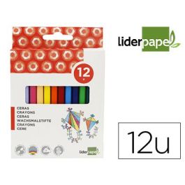 Lapices Cera Liderpapel Caja De 12 Unidades Colores Surtidos Precio: 2.59000016. SKU: B13PELMRVP