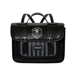 Bolso-Mochila Satchel Original Wednesday Miércoles Negro