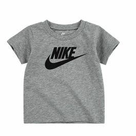Camiseta de Manga Corta Infantil Nike Futura SS Gris oscuro