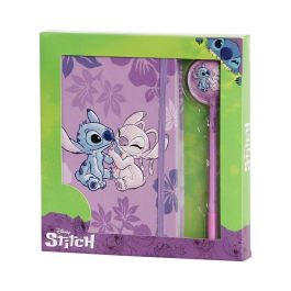 Caja Regalo con Diario y Bolígrafo Fashion Stitch & Angel Disney Lilo Lila