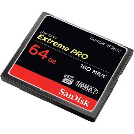 Sandisk 64GB Extreme Pro CF 160MB/s memoria flash CompactFlash