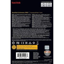 Sandisk 64GB Extreme Pro CF 160MB/s memoria flash CompactFlash