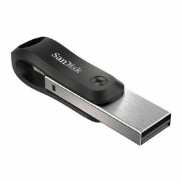 Sandisk SDIX60N-128G-GN6NE unidad flash USB 128 GB 3.2 Gen 1 (3.1 Gen 1) Gris, Plata