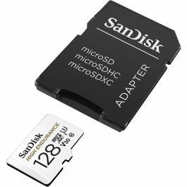 Tarjeta de Memoria Micro SD con Adaptador SanDisk SDSQQNR-128G-GN6IA UHS-I