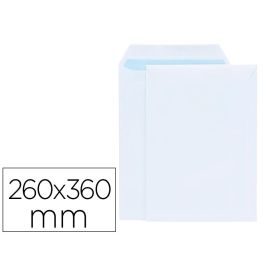 Sobre Liderpapel Bolsa Blanco 260x360 mm Solapa Tira De Silicona Papel Offset 100 gr Caja De 250 Unidades Precio: 33.4999995. SKU: B1ARM86ZK3