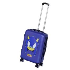 Maleta de Cabina ABS 4 Ruedas Sight Sonic The Hedgehog - SEGA Azul