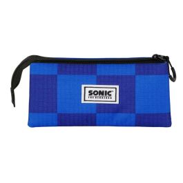 Estuche Portatodo Triple Sight Sonic The Hedgehog - SEGA Azul