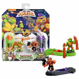 Figuras de combate Teenage Mutant Ninja Turtles Legends of Akedo: Michelangelo vs Evil Bepop Precio: 40.90000013. SKU: B153R93ZB9