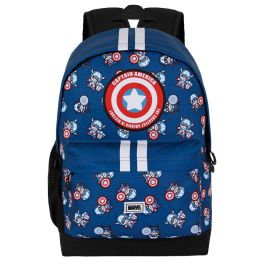 Mochila HS PLUS Brave Marvel Capitán América Azul