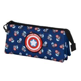 Estuche Portatodo Triple Brave Marvel Capitán América Azul Precio: 17.544999891099998. SKU: B17DHSETA7